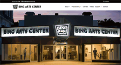 Desktop Screenshot of bingartscenter.org